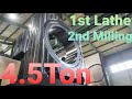 4.5 ton Steelmill Chock Rough Machining - CNC Lathe, Vertical Lathe, CNC Milling