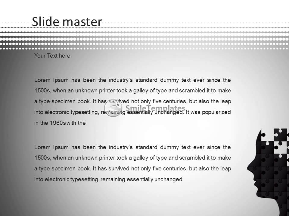 Silhouette man with puzzles, strategy. vector illustration Stock Vector Illustration: