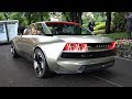 Peugeot E-Legend Concept Driving on the Road & Overview @ Villa d'Este 2019