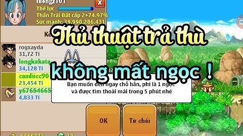 Nro | Thủ thuật trả thù không tốn ngọc, Admin khóc hết nước mắt | Ngọc Rồng Online