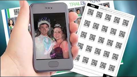 Yearbook Autograph QR Code Stickers