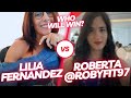 Lilia fernandez vs roberta robyfit97  showing her biceps  who will win