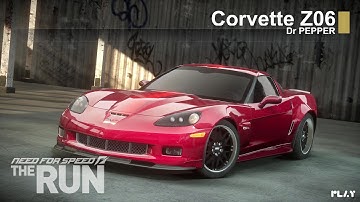 Corvette Z06 ( Dr Pepper ) | Signature Edition Cars, Need For Speed The Run | 4K Gameplay