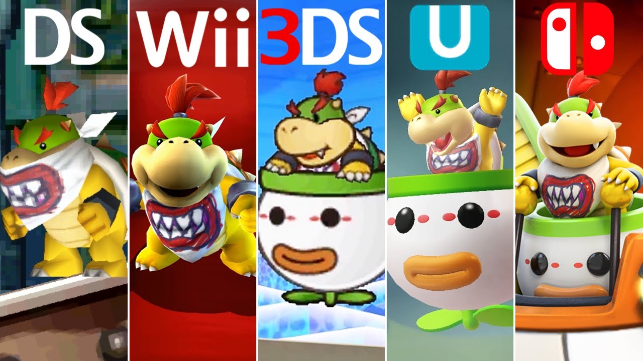 Evolution of Bowser Jr in Super Mario Games (2002-2021) 