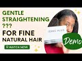 STRAIGHTENING FINE NATURAL HAIR  (UPGRADED TYMO IONIC PLUS STRAIGHTENING BRUSH) - Demo