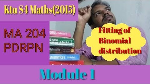 s4- maths ece module 1(fitting Poisson distribution)