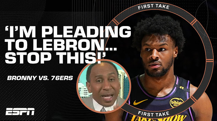 'HE'S NOT READY YET' 🗣️ Stephen A. PLEADS for LeBron to STOP EXPOSING Bronny to the NBA | First Take