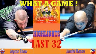LAST 32 | Jayson Shaw vs Jundel Mazon | HIGHLIGHTS | HANOI OPEN POOL 2025