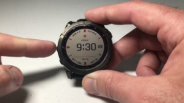 Garmin Fenix 7X: Set tone or vibrate per alarm