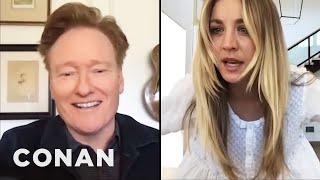 Kaley Cuoco’s "Little Women"-Inspired Quarantine Look | CONAN on TBS