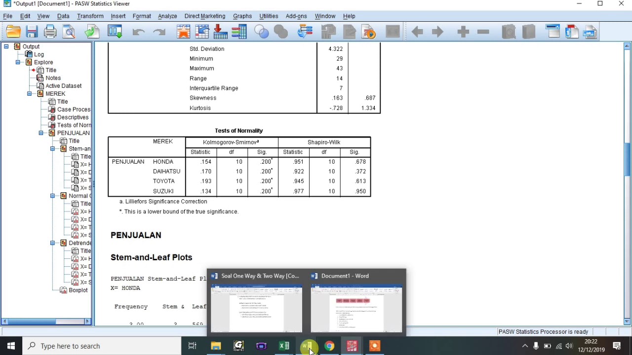 Uji One Way Anova Menggunakan SPSS - YouTube