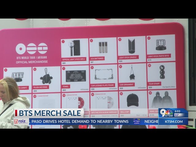 BTS Merch Sale - YouTube