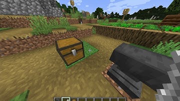 HOW TO MAKE A LOCKED CHEST IN MINECRAFT (VANILLA NO MODS)