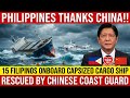 Filipino Sailors Saved by Chinese Coast Guard in Disputed Waters, Philippines Says Thanks