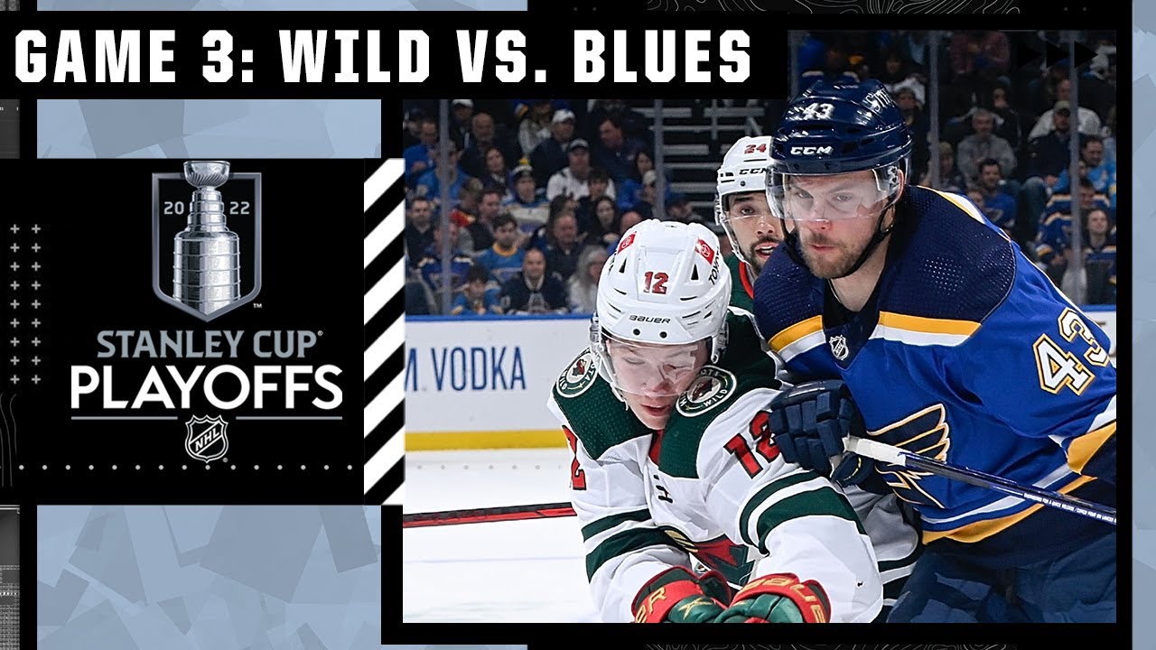 Minnesota Wild at St. Louis Blues First Round, Gm 3 Full Game