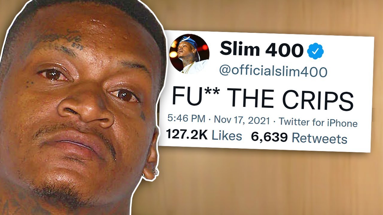 Real Reason Why Crips Took Slim 400 Out YouTube