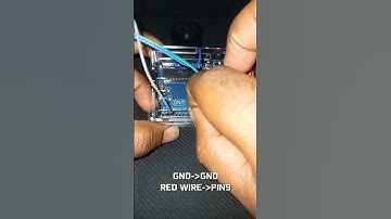 Theft detection system using  UNO & PIR sensor #TechDIY #arduino  #robotics #engineering #shorts