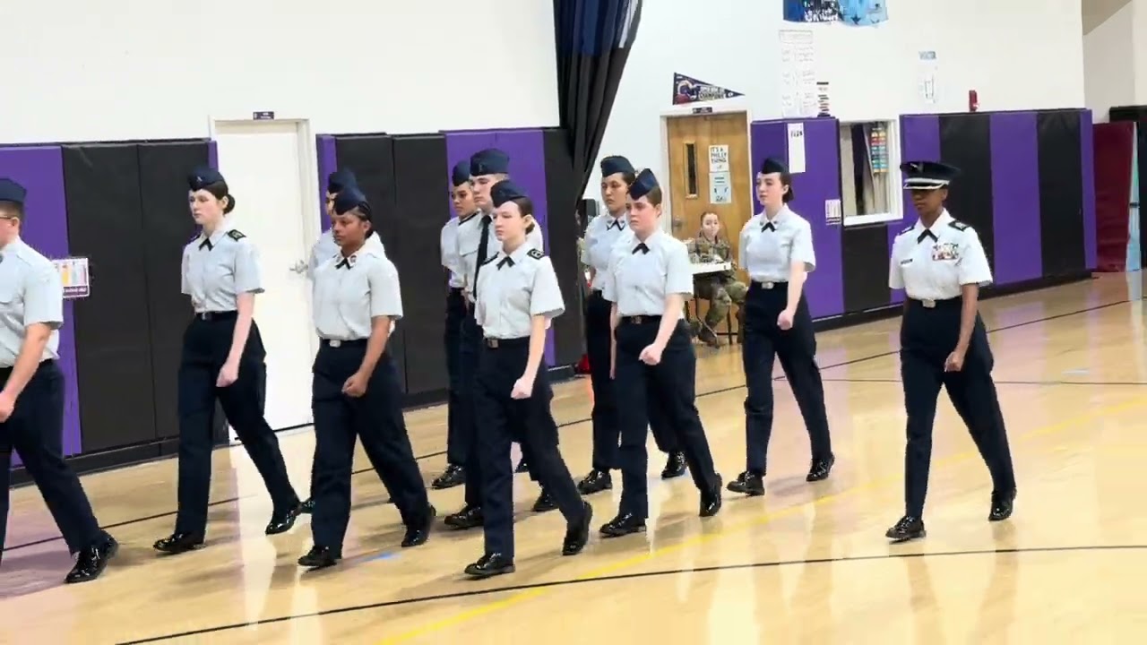 CR JROTC Unarmed Regulation Drill