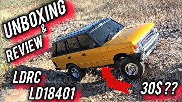 LDRC LD18401 - 1/18 RANGE ROVER - UNBOXING & REVIEW 