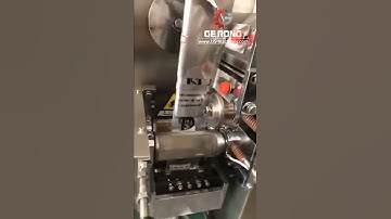 Inner outer bag in bag automatic granule vertical packaging machine packing video