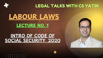 Introduction of Social Security Code 2020