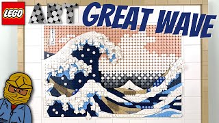 Great Build, Beautiful Artwork: LEGO Art 31208 Hokusai - The Great Wave Review!