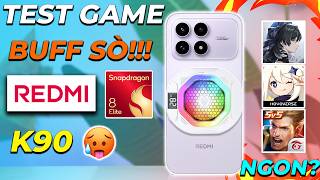 [Gắn sò] Test game REDMI K90: Buff hiệu năng chơi game sẽ như thế nào???
