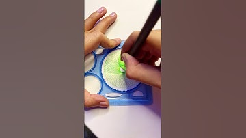 Simple Spirograph Design 🤩  #asmr #spirograph #shorts