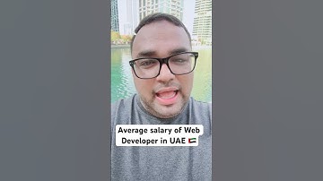 Average salary of web developer in UAE #uae #webdeveloper #salary