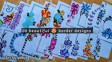 20 PROJECT BORDER DESIGNS/PROJECT WORK DESIGNS/বন্ধু খাতার ডিজাইন/FRONT PAGE DESIGN FOR PROJECTS
