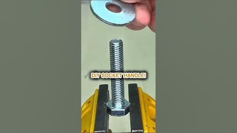 Genius DIY Socket Handle Using Just a Nut and Wrench! 🔧🔥