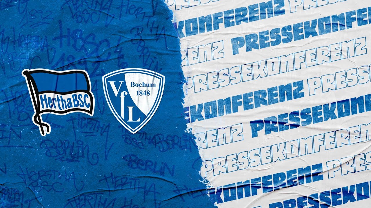 Re-Live: Pressekonferenz vor VfL Bochum | Hertha BSC | Bundesliga - YouTube