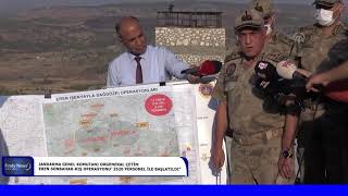 Jandarma Genel Komutani Orgeneral Çeti̇n Eren Sonbahar-Kiş Operasyonu 2520 Personel İle Başlatildi