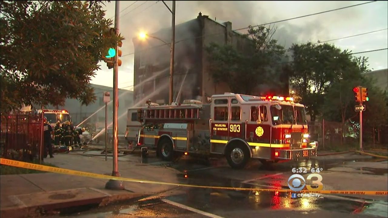 Fire Rips Through Home In North Philadelphia - YouTube