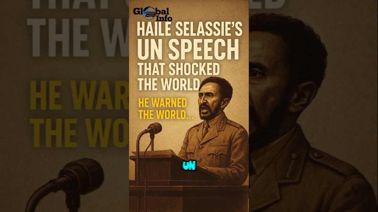 Haile Selassie UN Speech that Shock the World 