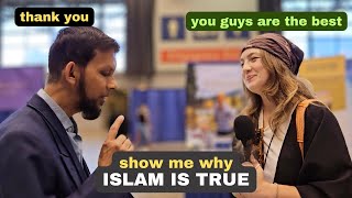 She has NO religion, but still LOVES Islam - WHY?