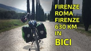 Firenze-Viterbo-Roma-Siena-Firenze in bicicletta