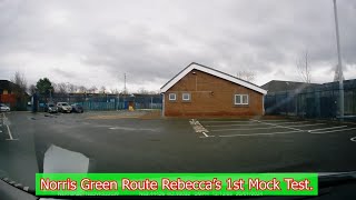 Norris Green Route Rebecca's First Mock Test.