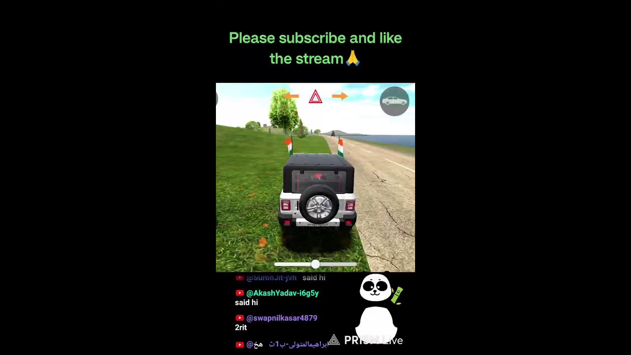 indian car simulator live favourite car thar with white colour part 25