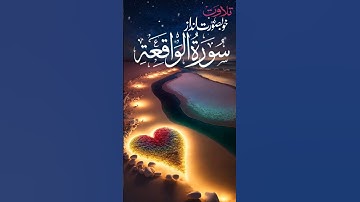 سورة الواقعة كاملة❤️ || تلاوة تريح القلب والعقل اسمعها للاخير🎧 ||