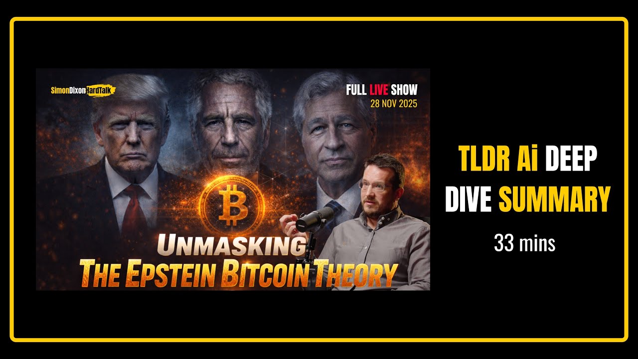 Unmasking the Epstein Bitcoin Theory: JP Morgan Links & the Trump Leverage  Game | TLDR Ai Summary