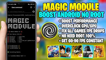 Best Non Root Magic Module ! Boost Android Performance | For Android Any Games Max FPS - Fix Lag !!
