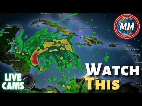 This Large Area Will Need To Be Monitored  | Now with LIVE Caribbean Cameras
