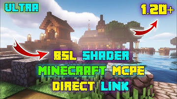 😱 BSL Shader for Minecraft 1.20+ | Render Dragon mcpe ( 100% working )