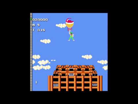 [Famicom] Crazy Climber - Прохождение (Лучшая концовка)