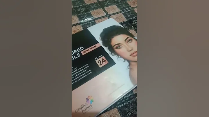 Unboxing My first brustro's colour pencil #shorts