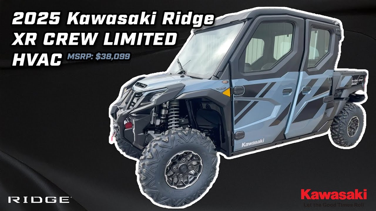 2025 Kawasaki Ridge XR Crew LIMITED HVAC - YouTube