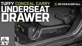 Jeep Wrangler Tuffy Conceal Carry Underseat Drawer (20072017 JK) Review & Install