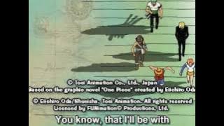 One Piece ED 03 - Watashi ga iru yo (FUNimation English Dub, Unknown Singer, Subtitled)