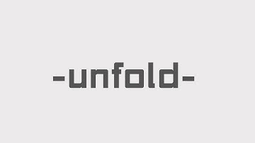 -unfold- : spatial ability trainer puzzle